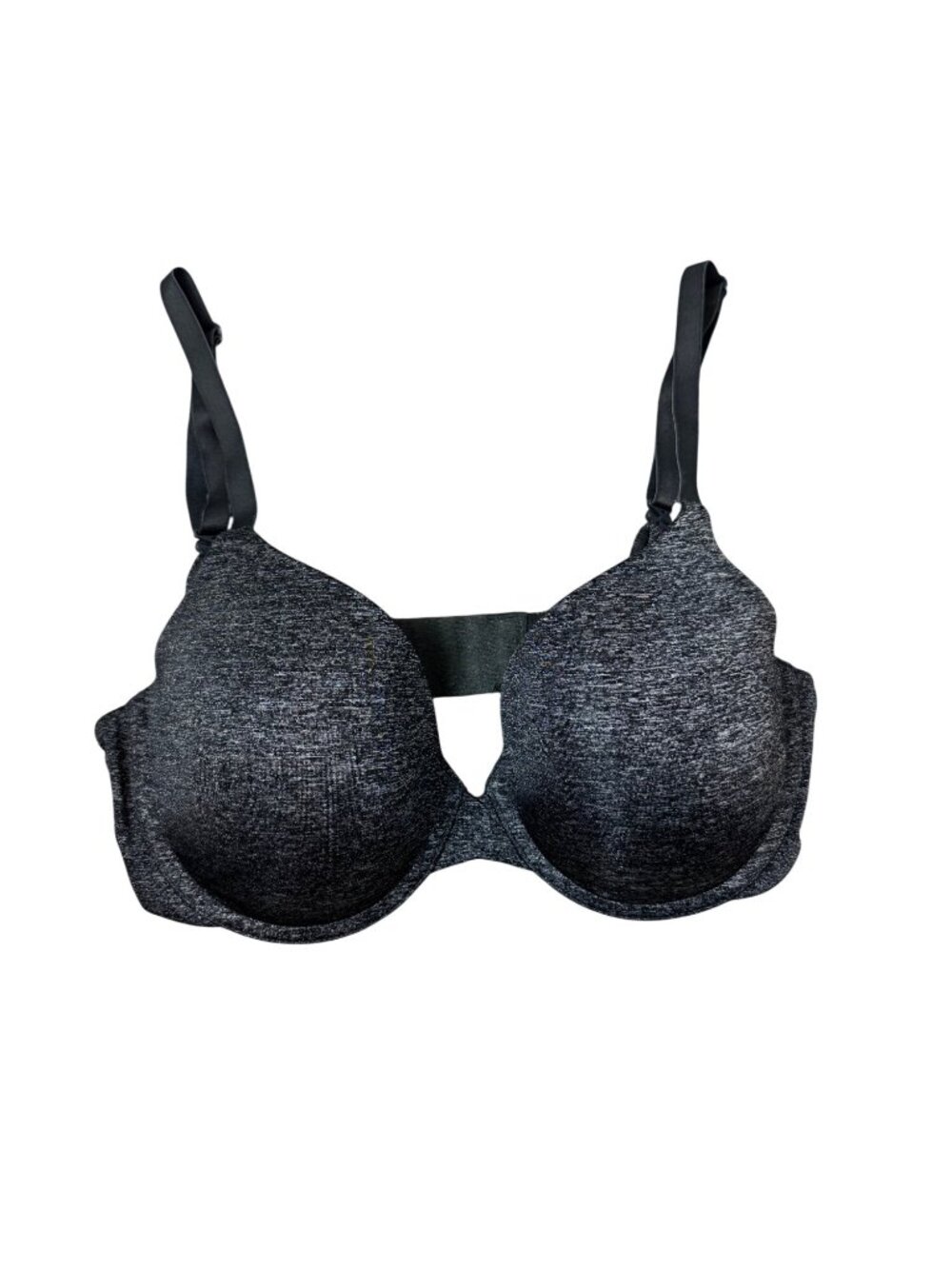 Victorias Secret Uplift Semi-Demi Bra 34D Gray Heather Adjustable Straps